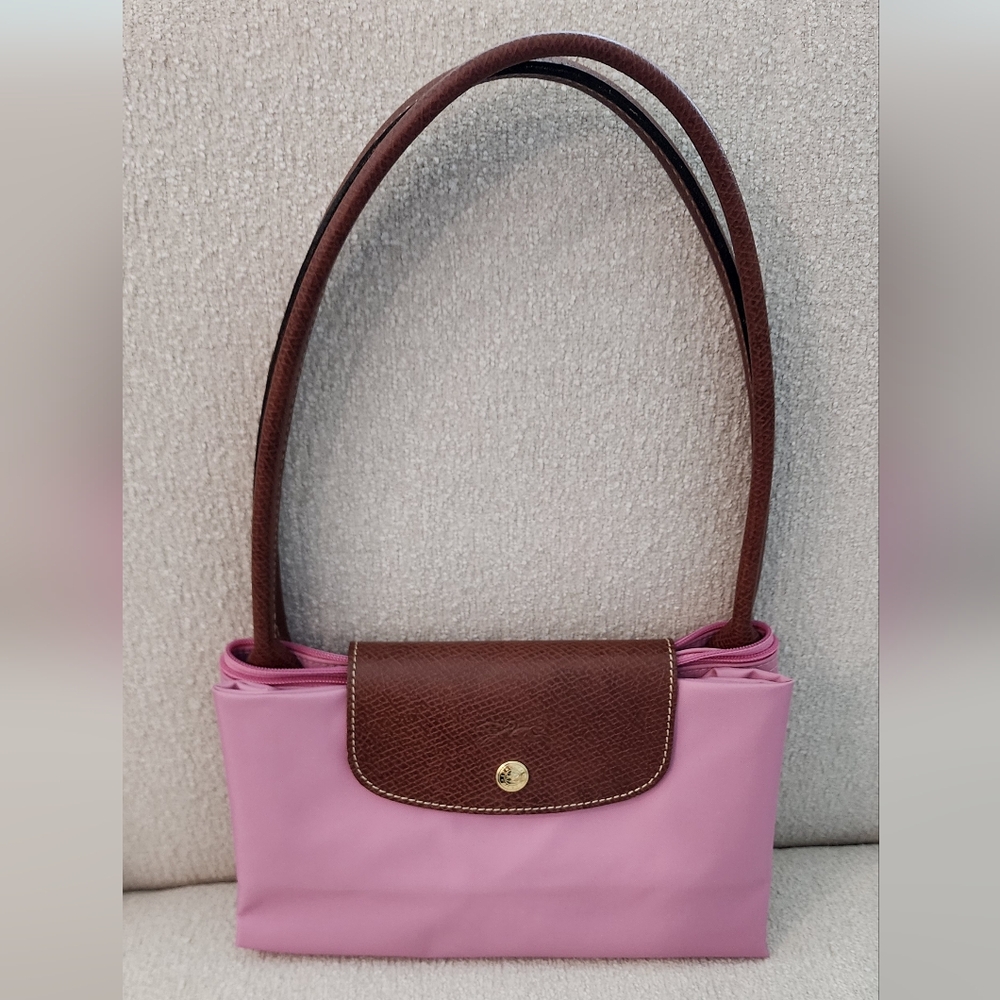 Longchamp tote bag pink medium size NEW